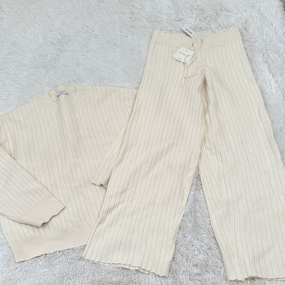 💕 ARITZIA The Group Lloyd Extra Fine Marino Wool Set Size S\M - Picture 6 of 11